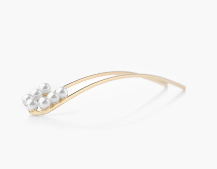 Hairpin 7 Pearls Gold - Corinne