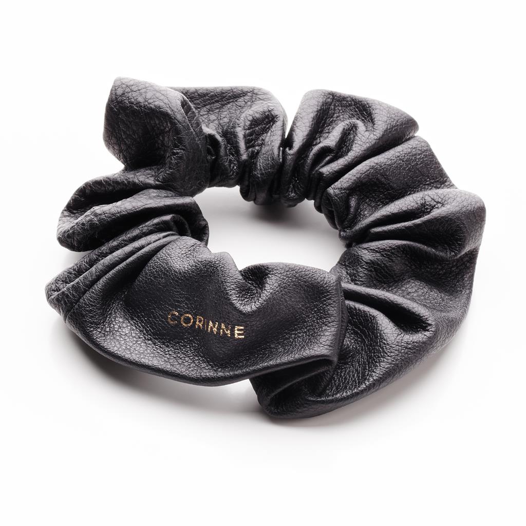 Leather Scrunchie - Corinne