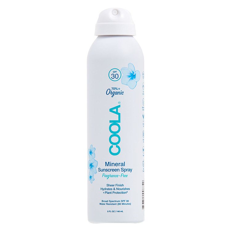 Coola Mineral Body Spray SPF30 Fragrance Free Solkrem